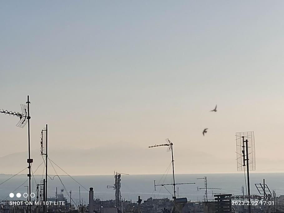 Aigli Sea View Apartment Солун Екстериор снимка